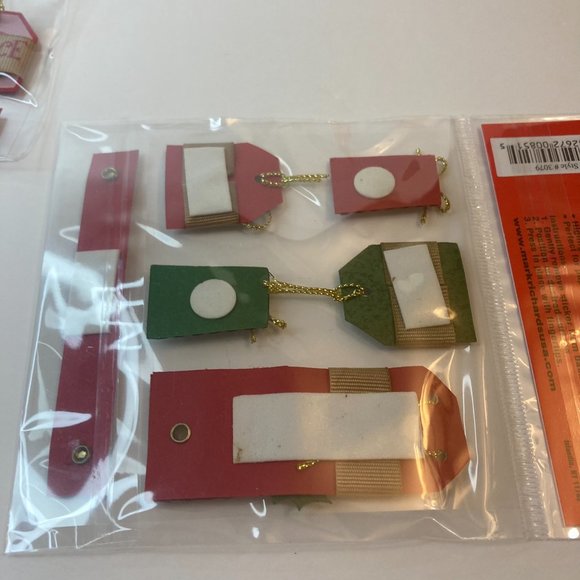 Scrapbook Embellishments Stickers Merry Christmas Gifts Tags Paper Crafts Cards - Picture 4 of 16